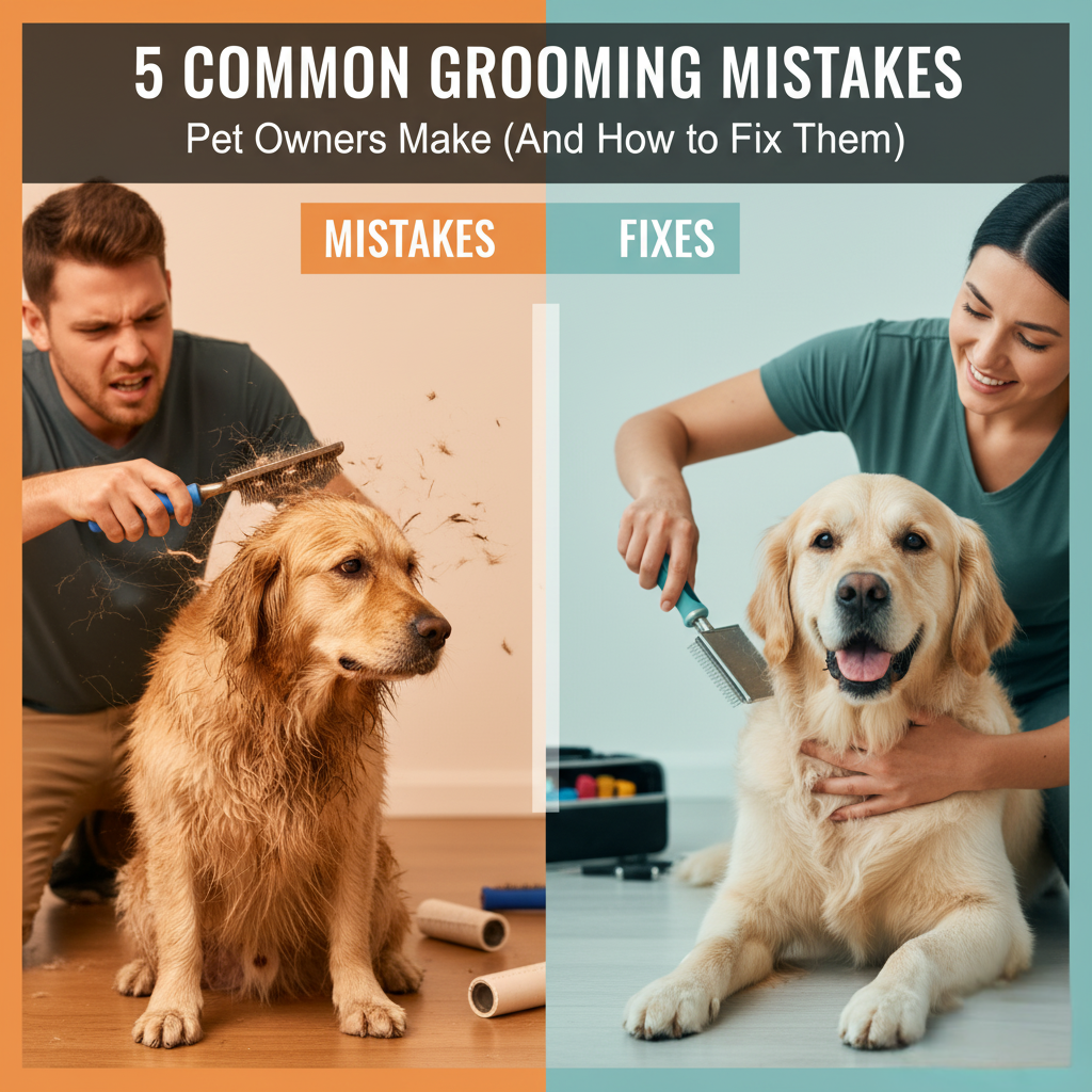 5 Common Grooming Mistakes Pet Owners Make with a Deshedding Comb (And How to Fix Them)