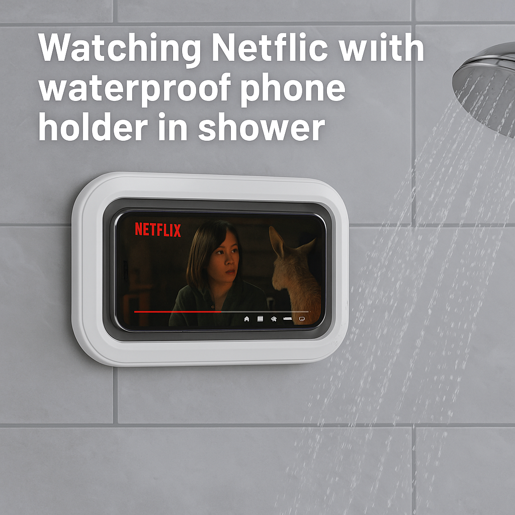 Watch Netflix in the Shower? Here’s the Waterproof Phone Case That Lets You