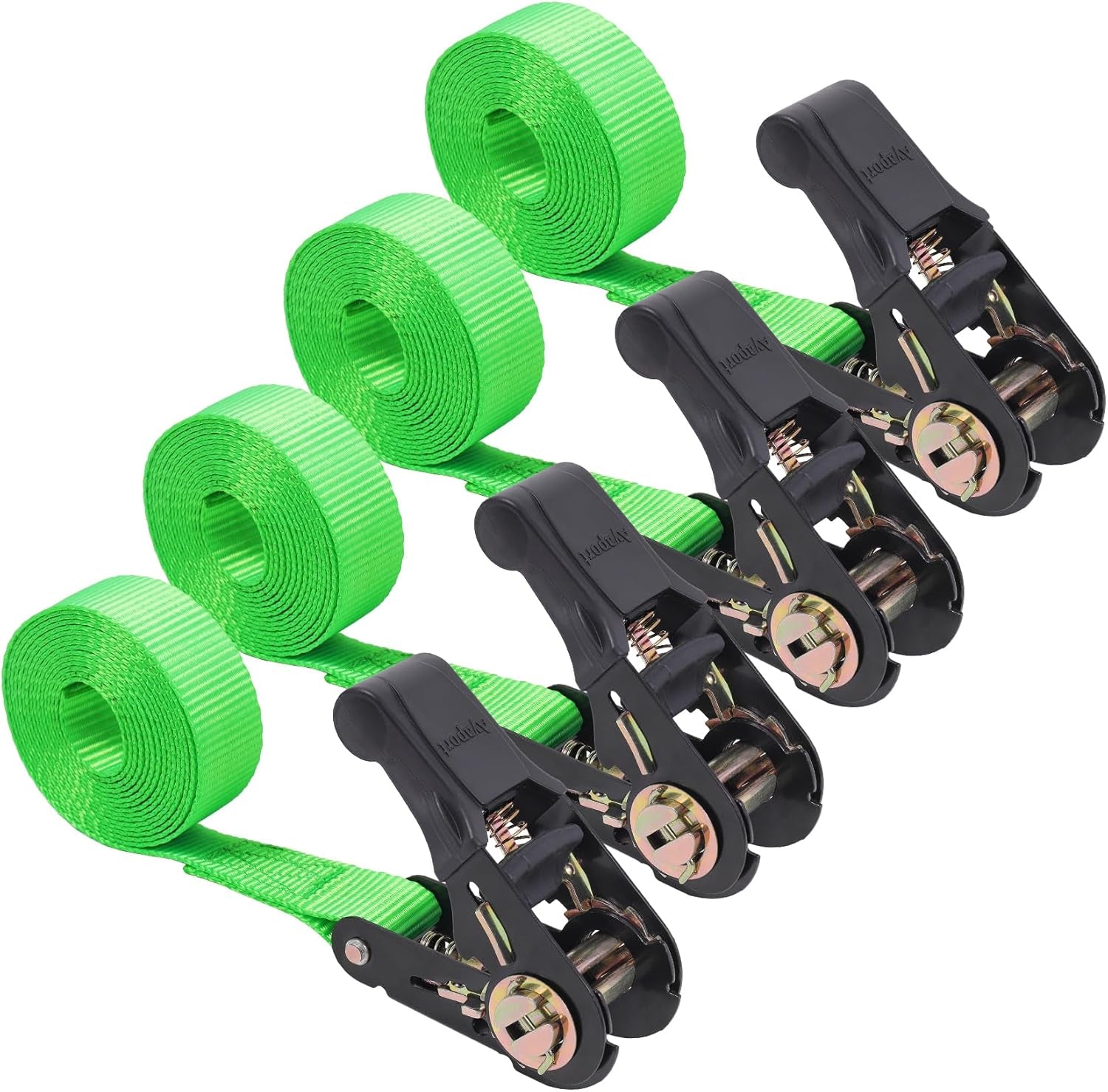 Endless Ratchet Tie Down Straps - Heavy Duty Cargo Straps (4 Pack)