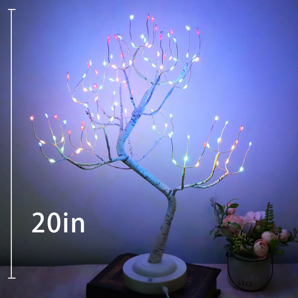 Unique tree silhouette night lamp
