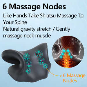Heated Neck Support Pillow | Contoured U-Shaped Cushion