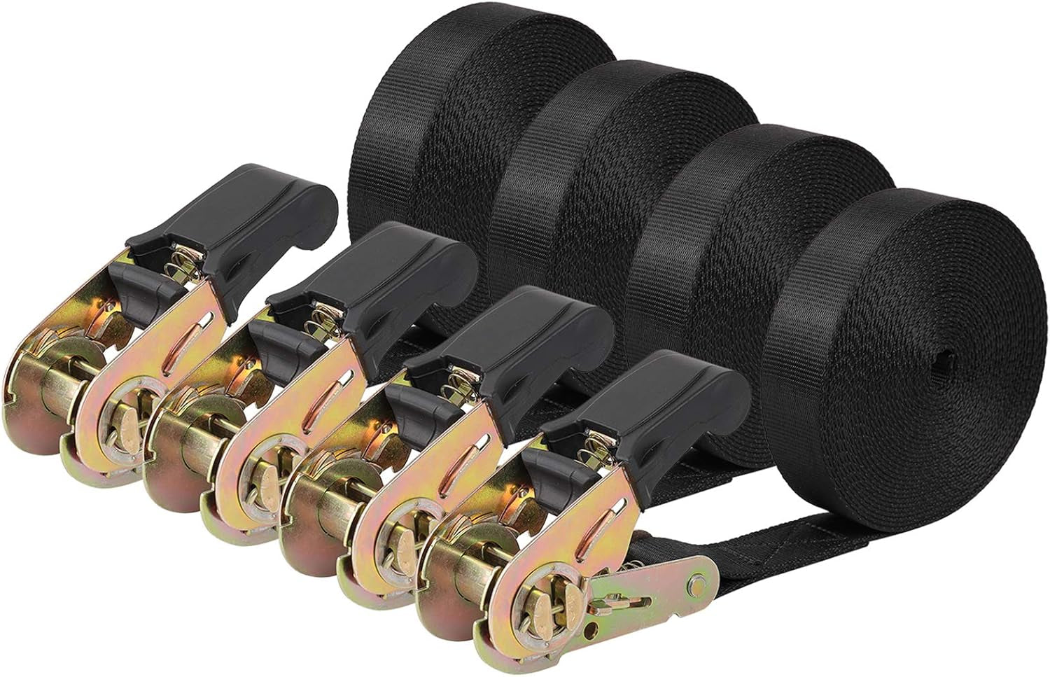 Endless Ratchet Tie Down Straps - Heavy Duty Cargo Straps (4 Pack)