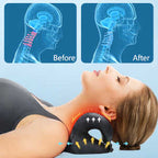 Heated Neck Support Pillow | Contoured U-Shaped Cushion