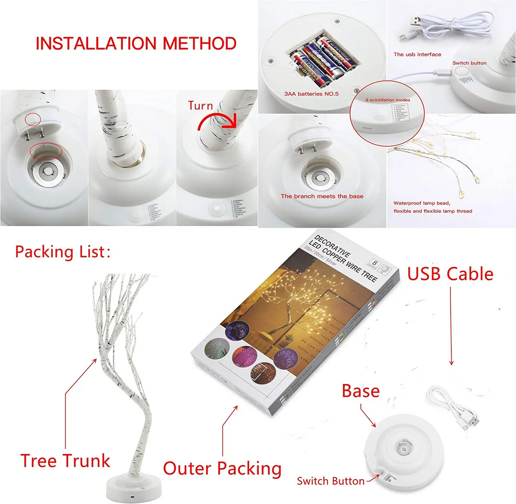 Copper tree design for home ambiance