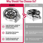 Glass rinser faucet accessory