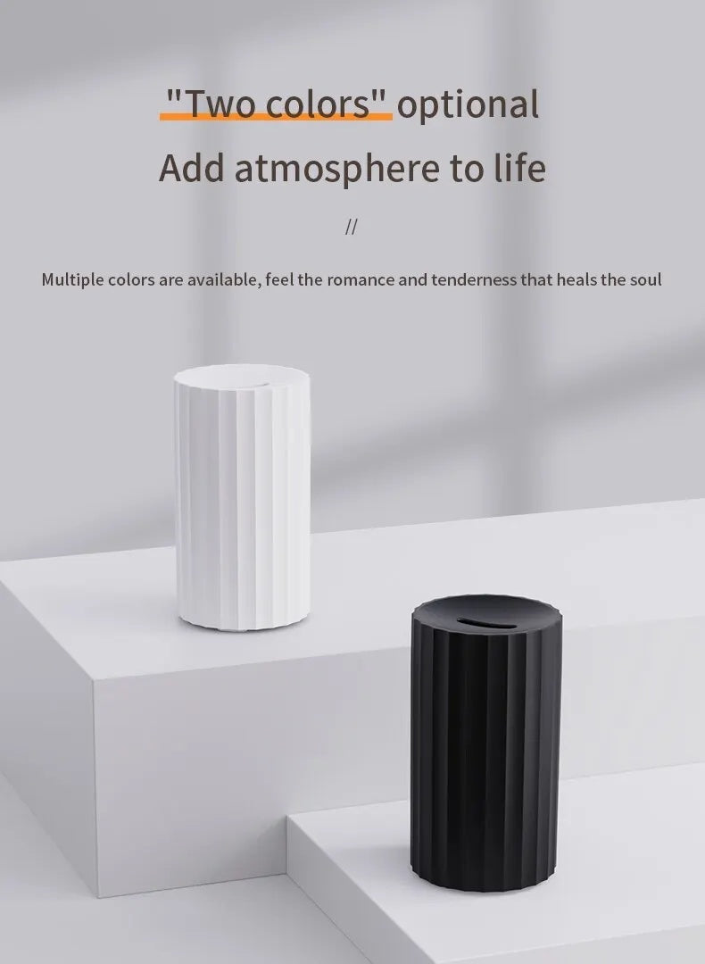Flame Effect Essential Oil Diffuser 100mL with Color Lights