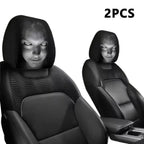 Car Headrest Covers Universal Elastic Fit Horror Theme Skull Design Funny Playful All Occasions Seat Protectors Car Accessories