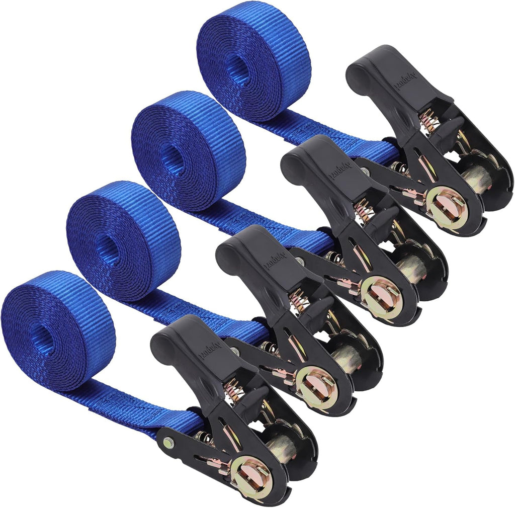 Endless Ratchet Tie Down Straps - Heavy Duty Cargo Straps (4 Pack)