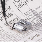 60X Pocket Microscope | Handheld Magnifier with LED & UV Light