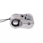 60X Pocket Microscope | Handheld Magnifier with LED & UV Light