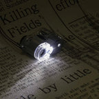 60X Pocket Microscope | Handheld Magnifier with LED & UV Light