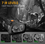 NightScope 4K Night Vision Binoculars | 10X Digital Zoom