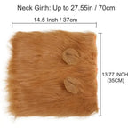 Halloween Accessories Pet Lion Head Wig Cosplay Dog Head Set Everyday Party Pet Supplies Creative Funny Dog Hair