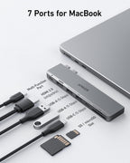 Anker 547 USB-C Hub for MacBook | 7-in-2 with 4K HDMI
