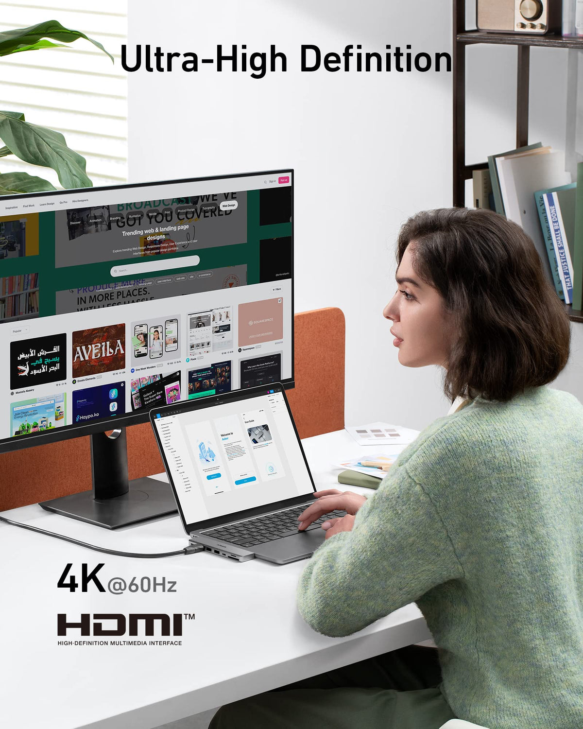 Anker 547 USB-C Hub for MacBook | 7-in-2 with 4K HDMI