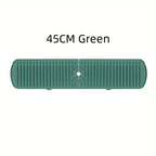 Silicone Drain Mat, Kitchen Faucet Sink Splash Guard, Sink Draining Pad behind Faucet,For Kitchen & Bathroom Countertop Protect