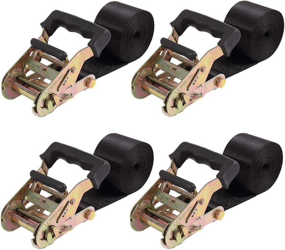Endless Ratchet Tie Down Straps - Heavy Duty Cargo Straps (4 Pack)