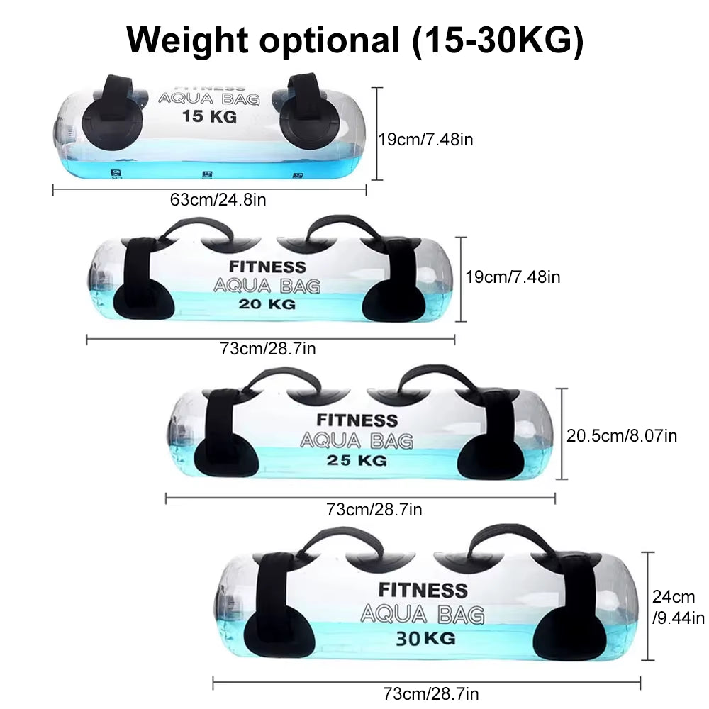 1PCS Aqua Bag Workout, Adjustable Training Bag and Power Bag with Water, Core and Balance Trainer, Portable Stability Fitness