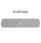 Silicone Drain Mat, Kitchen Faucet Sink Splash Guard, Sink Draining Pad behind Faucet,For Kitchen & Bathroom Countertop Protect