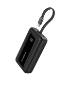 Anker Zolo Power Bank (10K, 30W) with a 5.4-inch (13.7 cm) built-in USB-C cable