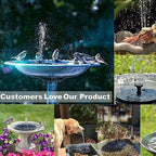 Solar garden decor fountain