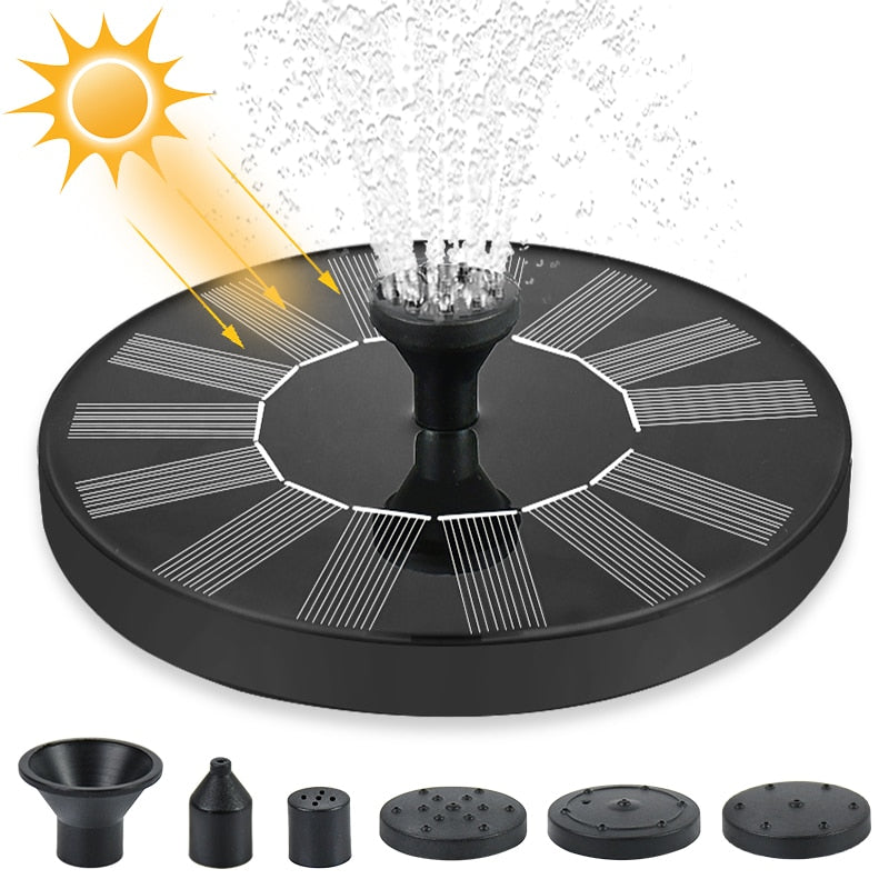 Solar water fountain pump