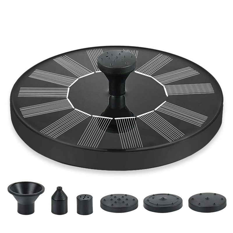 Solar energy water fountain