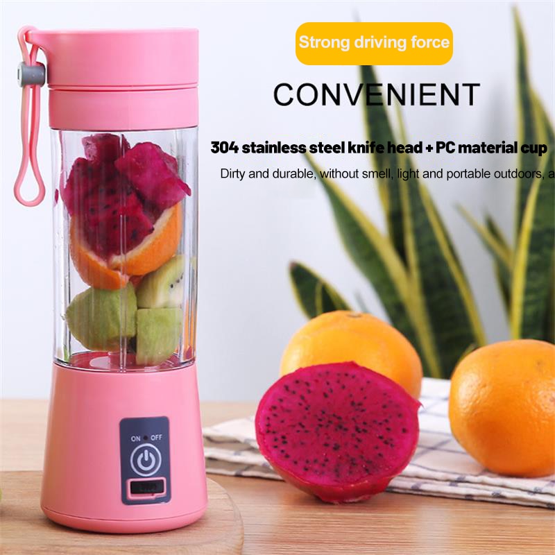 Portable pink blender