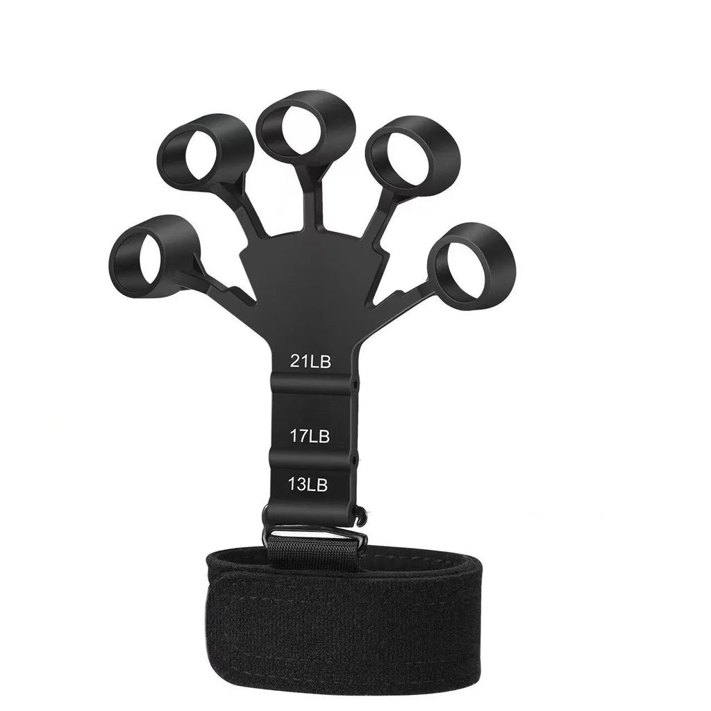 Ergonomic Hand Trainer for Improved Grip Black
