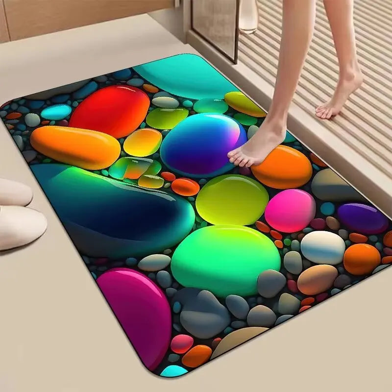 Stereoscopic Vision Door Mat - Color Goose Design