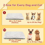 Self-Warming Pet Mat for Cats & Dogs | Washable Thermal Cushion