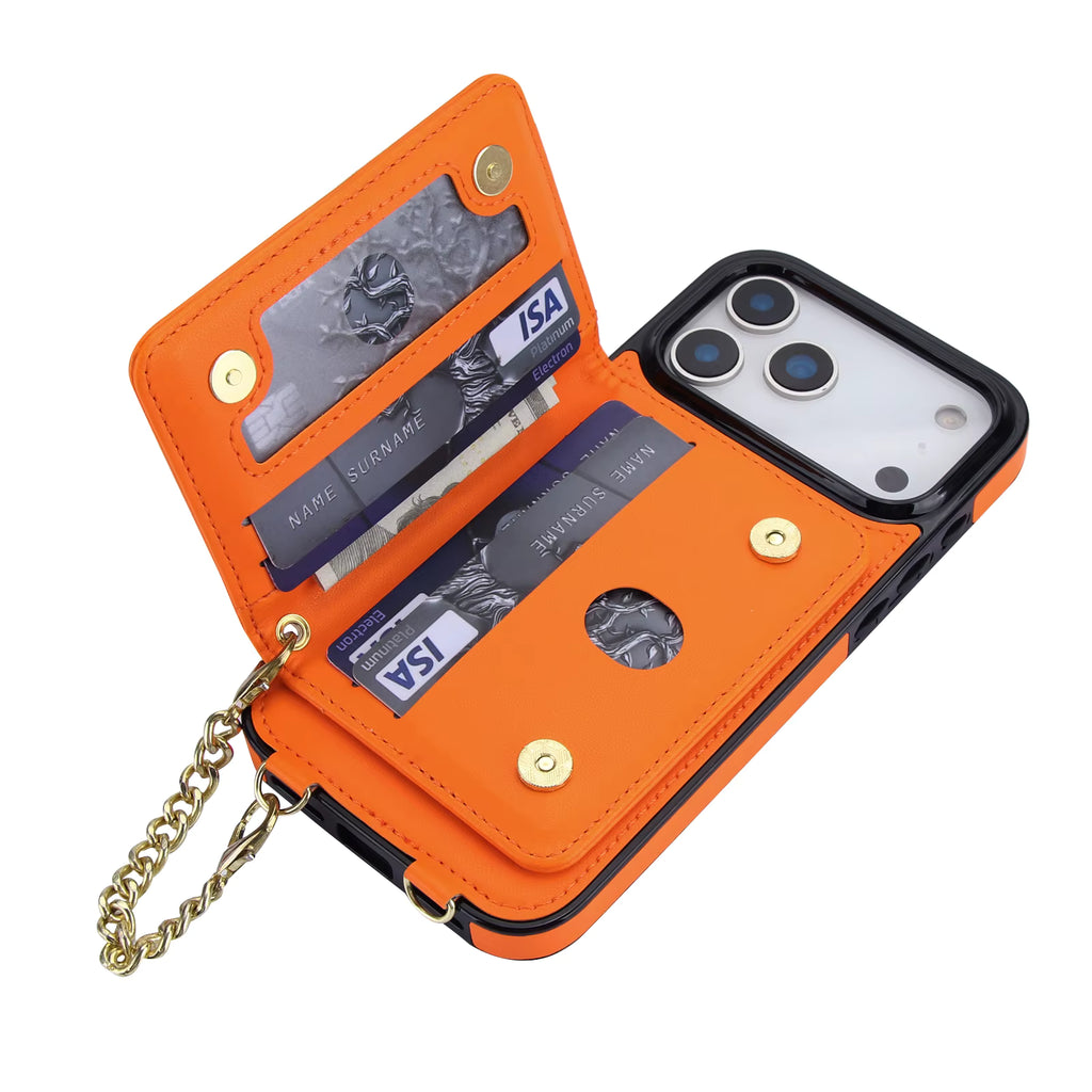 2-in-1 MagSafe Detachable Wallet Phone Case Crossbody for iPhone 17/16/15/14