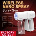 380ML Electric Nano Blue Light Steam Spray K5 Wireless Fogging Disinfection Sprayer Gun Type-C Atomization Sanitizer Machine