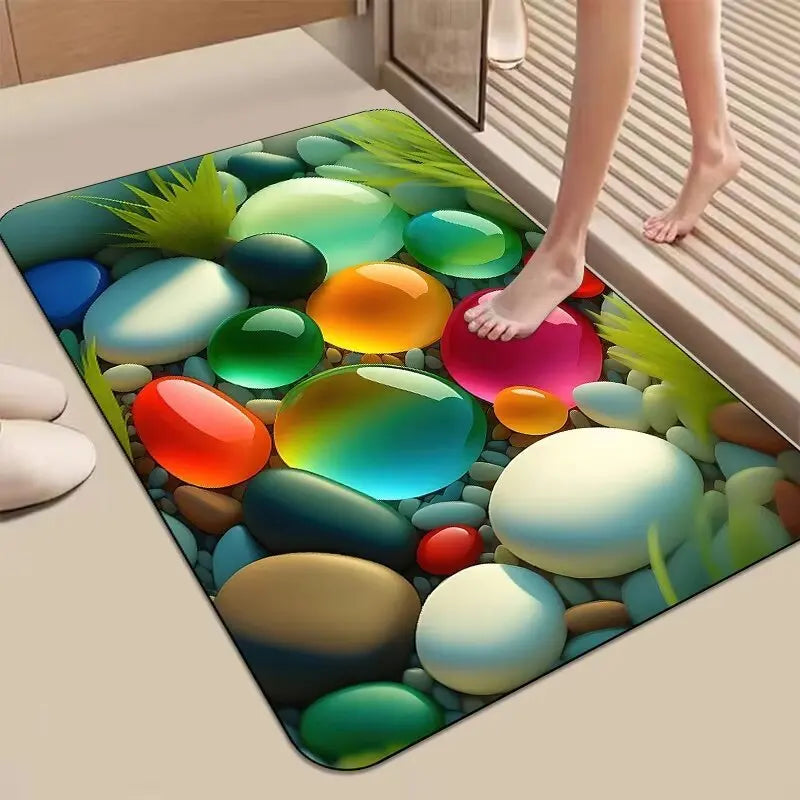 Stereoscopic Vision Door Mat - Color Goose Design