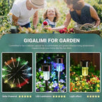 Solar Pathway Lights, 10-Pack | Outdoor Garden Stake Lanterns