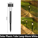 Solar Pathway Lights, 10-Pack | Outdoor Garden Stake Lanterns