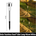 Solar Pathway Lights, 10-Pack | Outdoor Garden Stake Lanterns