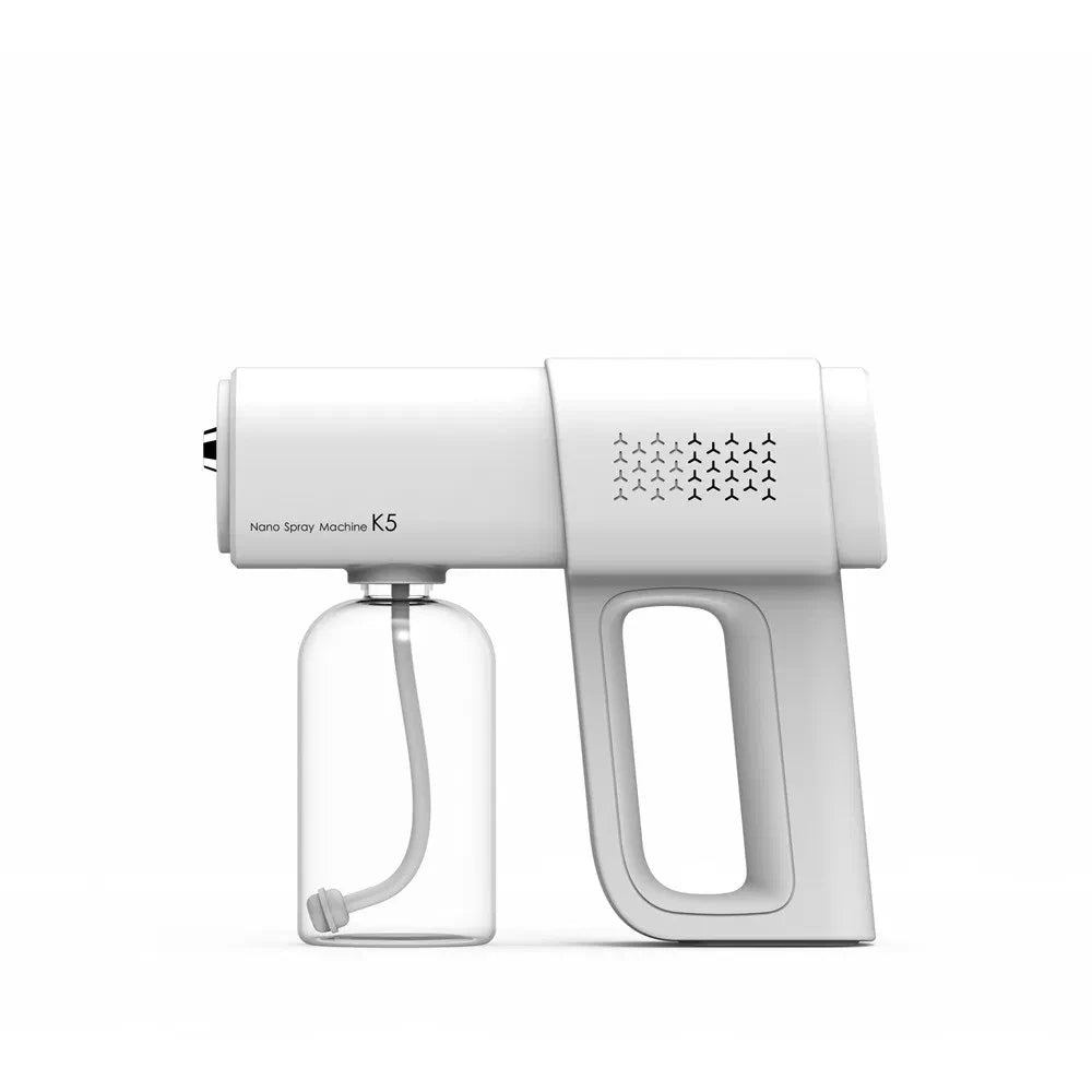 380ML Electric Nano Blue Light Steam Spray K5 Wireless Fogging Disinfection Sprayer Gun Type-C Atomization Sanitizer Machine