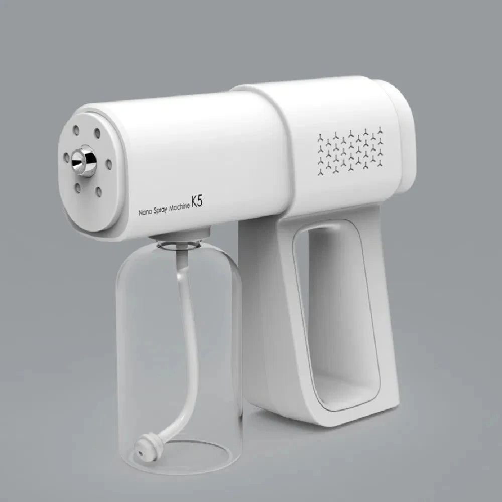 380ML Electric Nano Blue Light Steam Spray K5 Wireless Fogging Disinfection Sprayer Gun Type-C Atomization Sanitizer Machine