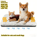 Self-Warming Pet Mat for Cats & Dogs | Washable Thermal Cushion