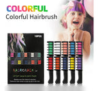 10 Colors Hair Chalk Comb,New Hair Dye Comb Temporary Hair Color Dye Washable,Temporary Hair Color Chalk Sticks for Parties