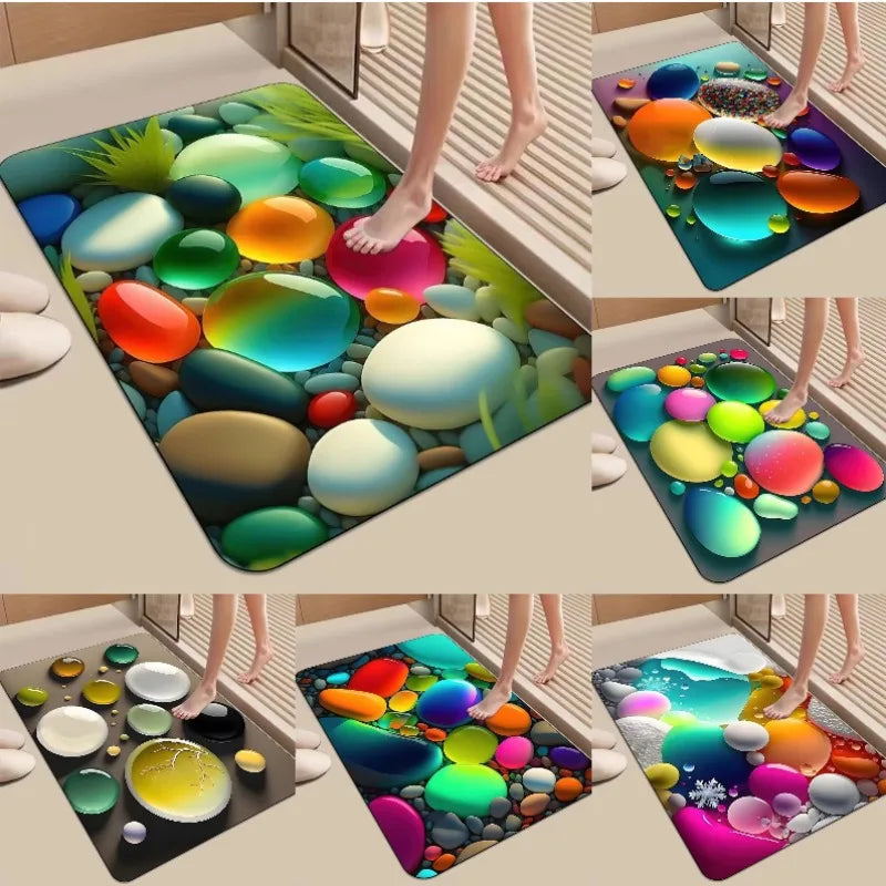 Stereoscopic Vision Door Mat - Color Goose Design