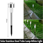 Solar Pathway Lights, 10-Pack | Outdoor Garden Stake Lanterns