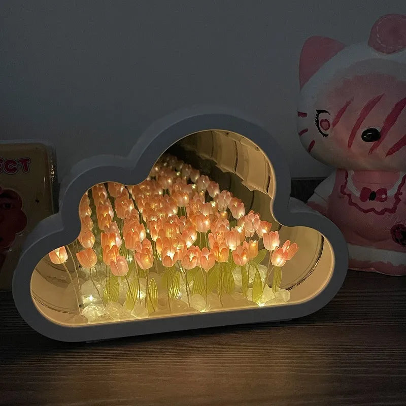 Pibi Electronics Diy Cloud Tulip Light Lamp Decoration