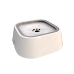 Elegant Dog Food Bowl White