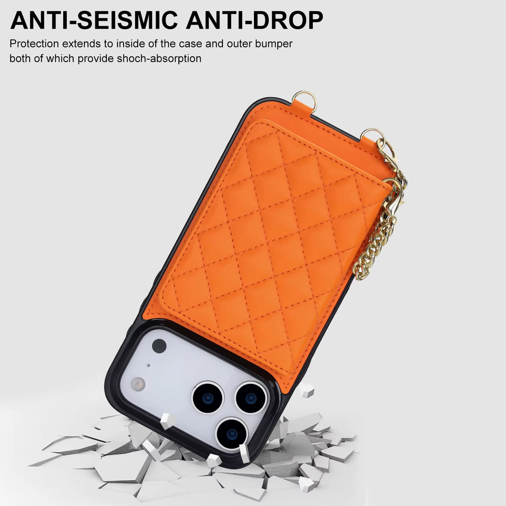 2-in-1 MagSafe Detachable Wallet Phone Case Crossbody for iPhone 17/16/15/14