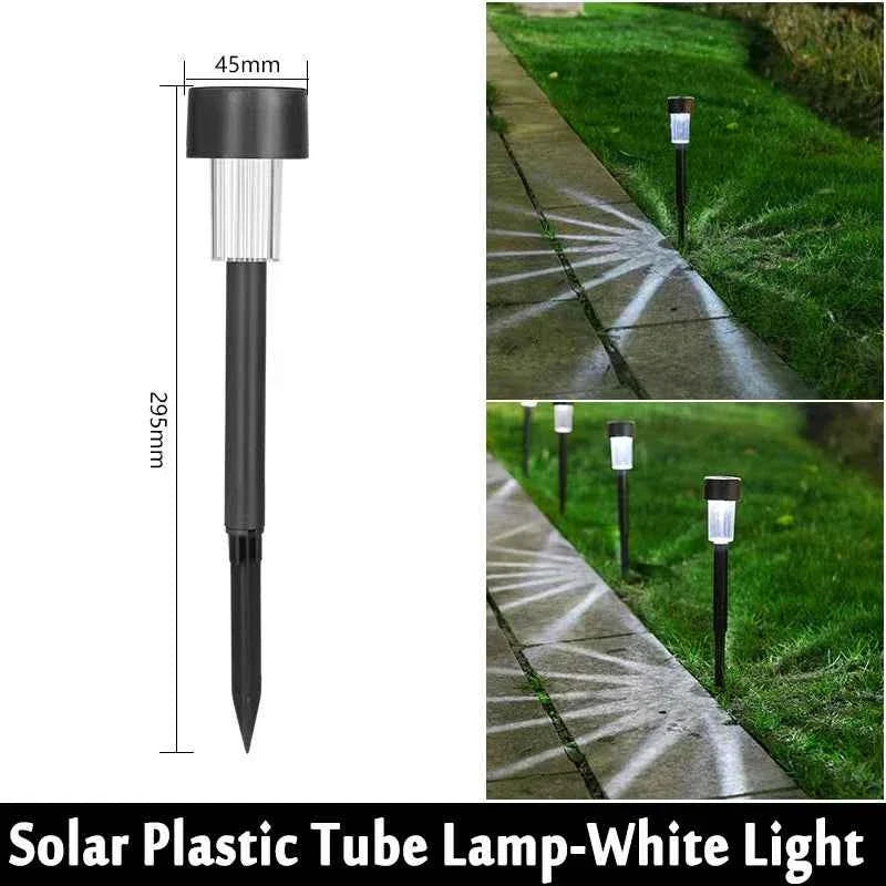 Solar Pathway Lights, 10-Pack | Outdoor Garden Stake Lanterns
