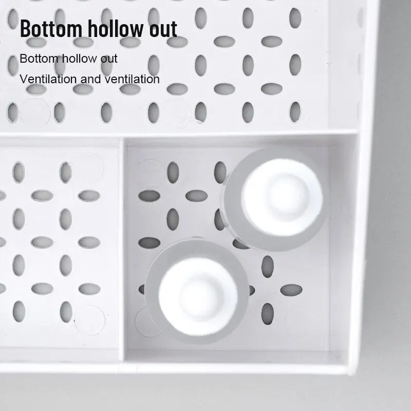 White Makeup Organizer with Drawers & Skincare Storage