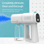 380ML Electric Nano Blue Light Steam Spray K5 Wireless Fogging Disinfection Sprayer Gun Type-C Atomization Sanitizer Machine