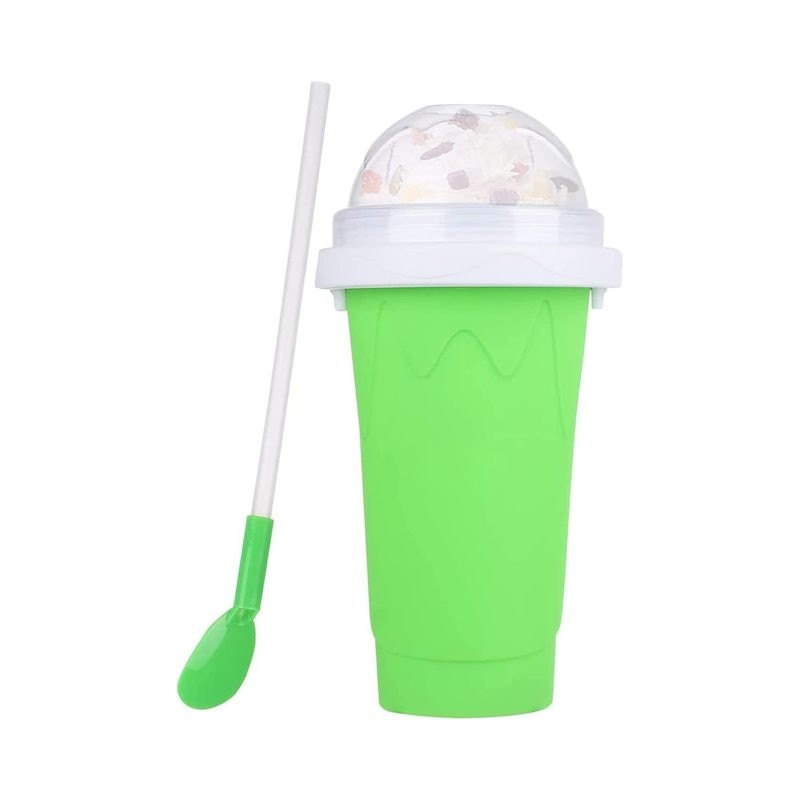 Homemade ice cream with silicone maker